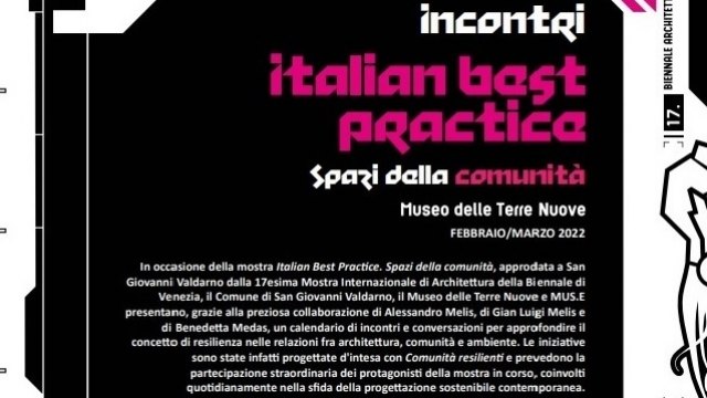 INCONTRI Italian Best Practice. Spazi della comunità. URBANOLOGY/PINOCCHIOArchitetto